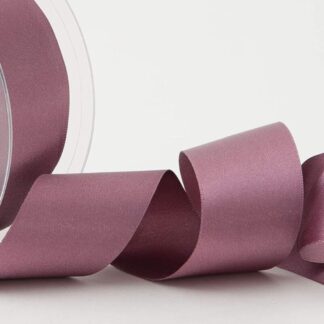 Berisfords Grape 6837 Double Sided Satin Ribbon 25mm Full 20 Metre Roll