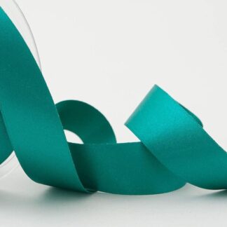 Berisfords Jade 68 Double Sided Satin Ribbon 25mm Full 20 Metre Roll