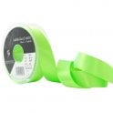Berisfords Fluorescent Green 6847 Double Sided Satin Ribbon 15mm Full 20 Metre Roll