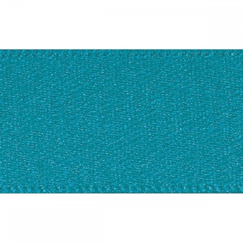 Berisfords Malibu Blue 673 Double Sided Satin Ribbon 15mm Full 20 Metre Roll