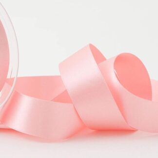 Berisfords Pink 2 Double Sided Satin Ribbon 15mm Full 20 Metre Roll